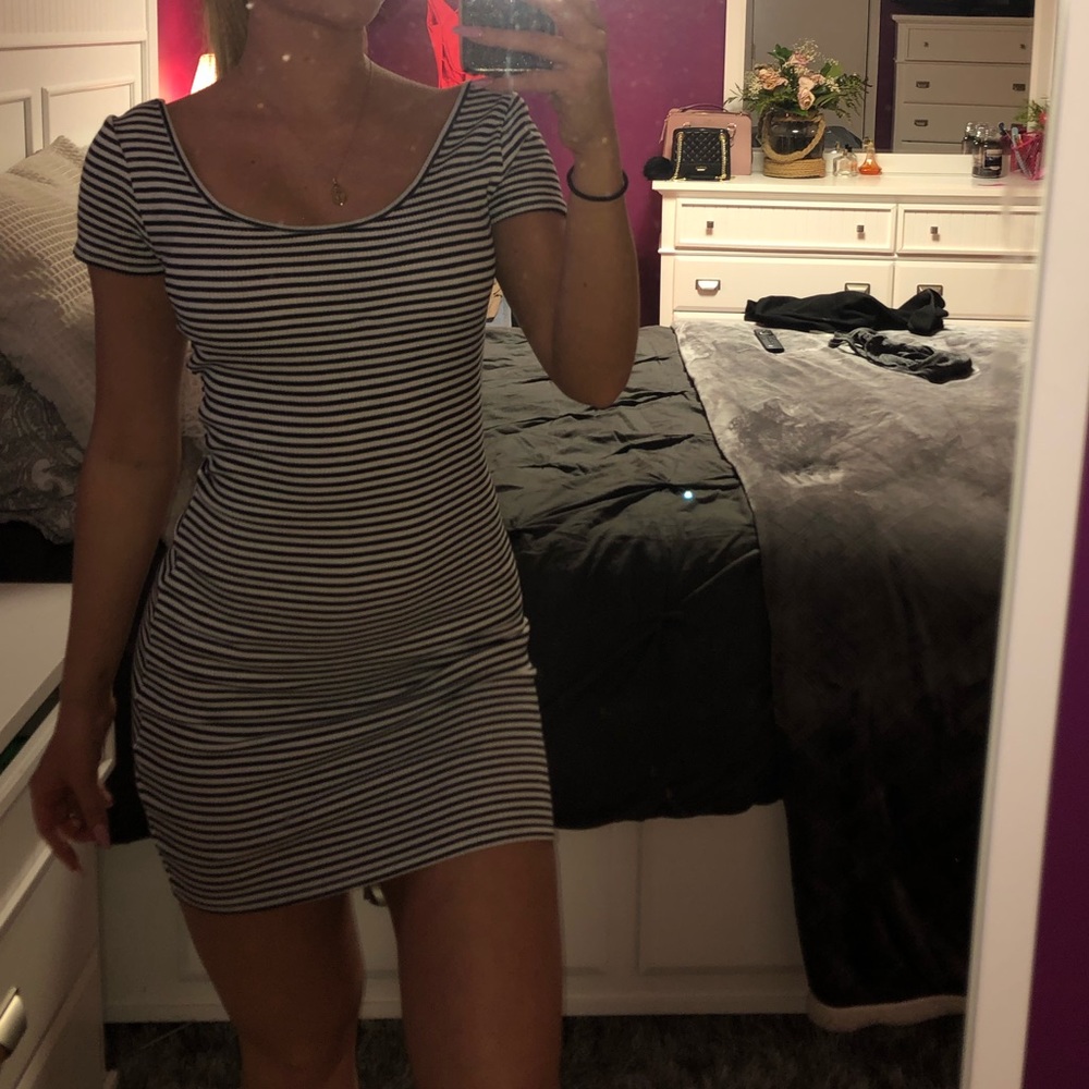 Striped Dress Garage size small